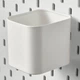 Стакан для доски - органайзера на стену IKEA SKÅDIS белый 203.207.98 - изображение 6