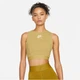 Спортивний топ жіночий Nike Air Womens Ribbed Tank Olive XS Оливковий DM6069-769 - зображення 1