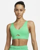 Спортивний топ жіночий Nike Df Indy Plunge Cutout Bra L Салатовий DV9837-363 - зображення 1