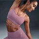Спортивный топ женский Nike Zenvy Violet M Фиолетовый FV6508-523 - изображение 5