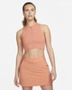 Спортивный топ женский Nike Np Df Ssnl Crop Tank L Оранжевый DM6952-824 - изображение 1