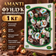Конфеты Amanti Фундук по-швейцарски 1 кг молочный шоколад с цельным жареным фундуком ореховой начинкой десерт - изображение 1