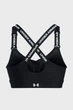 Спортивный топ женский Under Armour Ua Infinity High Zip 2.0 Bra XL Черный 1384118-001 - изображение 5