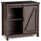 Кухонний комод-буфет Costway Sideboard з амбарними розсувними дверцятами лофт рустик - зображення 1
