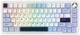 Klawiatura mechaniczna bezprzewodowa Ajazz AK820 max plus Daydream Switch RGB USB-C Bluetooth 2.4 GHz Blue/White/Dark Blue (AK820MAX-DD-BWD) - obraz 2