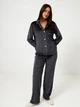 Пижама (рубашка + штаны) женская BARWA garments 0384/280 L Антрацит (2113842803321) - изображение 1