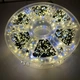 Гірлянда Роса Хвойна лапа 100 м 2000 LED Флеш FLASH з ефектом мерехтіння, теплий жовтий колір, зелений дріт - зображення 4