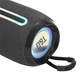 Портативная беспроводная Bluetooth-колонка T&G TG653 5 Вт с FM-радио, AUX, USB, RGB-подсветкой и микрофоном Black (1200 mAh) - изображение 3