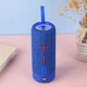 Портативная беспроводная Bluetooth колонка T&G TG619C 10 Вт с RGB подсветкой, FM-радио, USB, кардридером и TWS, Blue (1200 mAh) - изображение 1