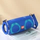 Портативная беспроводная Bluetooth-колонка T&G TG642 10 Вт с RGB подсветкой, FM-радио, громкой связью, TWS, USB и AUX Blue (2200 mAh) - изображение 2
