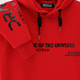 Худі Fabric of the Universe червоне оверсайз з принтом XL (25-573-203) - зображення 7