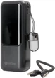 УМБ Platinet 10000 mAh 20W PD 1 x USB-C + 1 x USB-A Black (PMPB1020P) - зображення 2