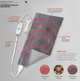 Массажная накидка с подогревом MATE Massaging Weighted Heating Pad, вибрационным массажем, 9 режимами работы - изображение 8