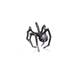 Кільце Павук Spider у вигляді павука панк рок в чорному кольорі - зображення 2