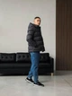 Чоловіча зимова куртка 6643 Madiss 4XL Сірий - изображение 5