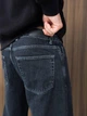 Чоловічі джинси Baggy Difransel 36 Темний сірий - изображение 4