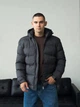 Чоловіча зимова куртка 6643 Madiss 4XL Сірий - изображение 7
