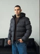 Чоловіча зимова куртка 6643 Madiss 4XL Сірий - изображение 8