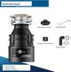 Подрібнювач харчових відходів InSinkErator Badger 1 Standard Series 79880-ISE 1/3 HP чорний - зображення 7