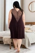 Комплект батал с ночной рубашкой MiaNaGreen Кш1220н 3XL Коричневый - изображение 2