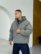 Чоловіча зимова оверсайз куртка Madiss 2XL Сірий світлий - изображение 4