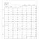 Календарь настенный годовой 2027 Orbit Style 59927 - изображение 2
