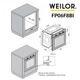 Духова шафа електрична Weilor FPO6F8BI - зображення 15