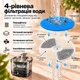Поїлка - фонтан для котів і собак NPET WF190 2л з акумулятором, датчиком руху, нержавіюча сталь (Чорний) - изображение 8