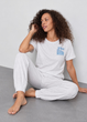 Піжамні бавовняні штани Primark Printed Bottom Pyjama S Низ піжами Сірий (10446) - зображення 2