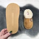 Тапочки угги детские Fangre коричневые на меху 34/35р (20,5 см) 7355 - изображение 4