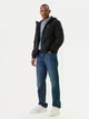Чоловіча куртка Calvin Klein Hooded Ripstop Harrington, чорна - L - зображення 6