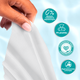 Набір вологих серветок Pampers Aqua 99% води 15 x 60 шт (8006530442077) - зображення 7