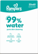 Набір вологих серветок Pampers Aqua 99% води 20 x 60 шт (8006530442121) - зображення 5