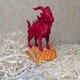 Декоративная статуэтка на Новый Год 2027 Огненная Коза ( 3D Print ) - изображение 4