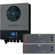 Система зберігання енергії Solarverse SV-1SV8K1-LEC10K1-1 8kW 10.2kWh 2BAT LiFePO4 ≥6000 циклів - зображення 1
