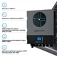 Система зберігання енергії Solarverse SV-1SV8K1-LEC15K1-1 8kW 15.4kWh 3BAT LiFePO4 ≥6000 циклов - зображення 4