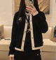 Женский кашемировый кардиган свитер Chanel Шанель черного цвета, размер M - изображение 2