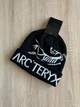 Зимова чоловіча шапка Arc'teryx Arcteryx для зими, тепла в’язана шапка Арктерікс з великим логотипом на зиму, універсальний розмір - зображення 2