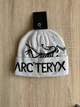 Зимняя мужская шапка Arc'teryx Arcteryx для зимы, теплая вязаная шапка Арктерикс с большим логотипом на зиму, универсальный размер - изображение 2