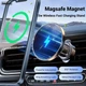 Автотримач для телефона Remax RM-C01 магнітний у дефлектор з бездротовою зарядкою 15 Вт MagSafe чорний - изображение 6