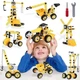 Детский конструктор инженерная машинка YK667 112 pcs - изображение 5