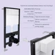Готовое решение Qtap для ванной комнаты: подвесной унитаз Scorpio Ultra Quiet 520x365x365 + комплект инсталляции Standard (линейная кнопка White) - изображение 4