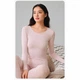 Комплект женского термобелья Cocobread A10 Light pink XL хлопок антибактериальная мягкая эластичная - изображение 3