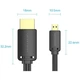 Кабель M to M 1м V2.0 4K 60Гц 18Gbps (AGIBF) V2.0 Чёрный (D57C7293EB85) - изображение 2
