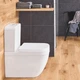 Унитаз напольный приставной GROHE Euro Ceramic 3933800H безободковый без бачка и сиденья - изображение 4