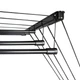 Сушилка для белья потолочная Laundry 5 прутьев 160 см (TRL-160-D5-BLK) Черный - изображение 5