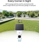 Поворотная Wi-Fi камера Anker Eufy SoloCam E30 2K Белая (Панорамная PTZ IP-камера 360°) - изображение 3