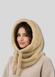 Женский капюшон-хомут (one-size) Бежевый - изображение 1