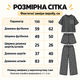 Пижама для мальчика хлопковая комплект 3 в 1 серая в клетку на подарок футболка брюки шорты размер 150 - изображение 6