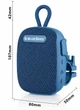 Портативная Bluetooth-колонка Blueseed BS-296, RGB-подсветка, IPX7, крепление на велосипед, синяя - изображение 2
